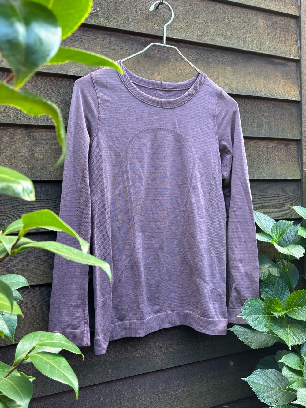 lululemon athletica Long Sleeve Run Swiftly Tee in Mauve Purple
